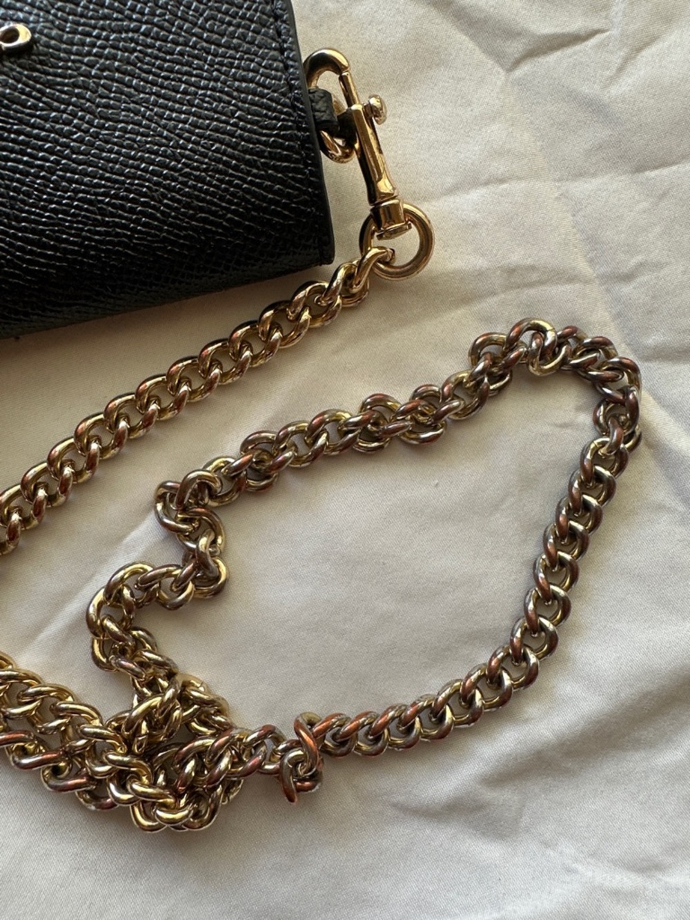 Coach Poppy Crossbody Bag set with Wallet Chain and Card Case Black - Picture 10 of 11